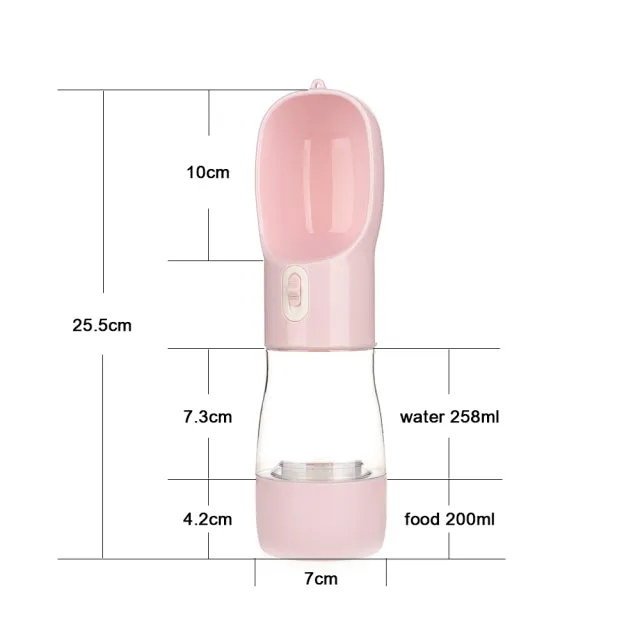 3pcs Pet Dog Water Bottle Feeder Perfect Solution for Travel or Everyday Use