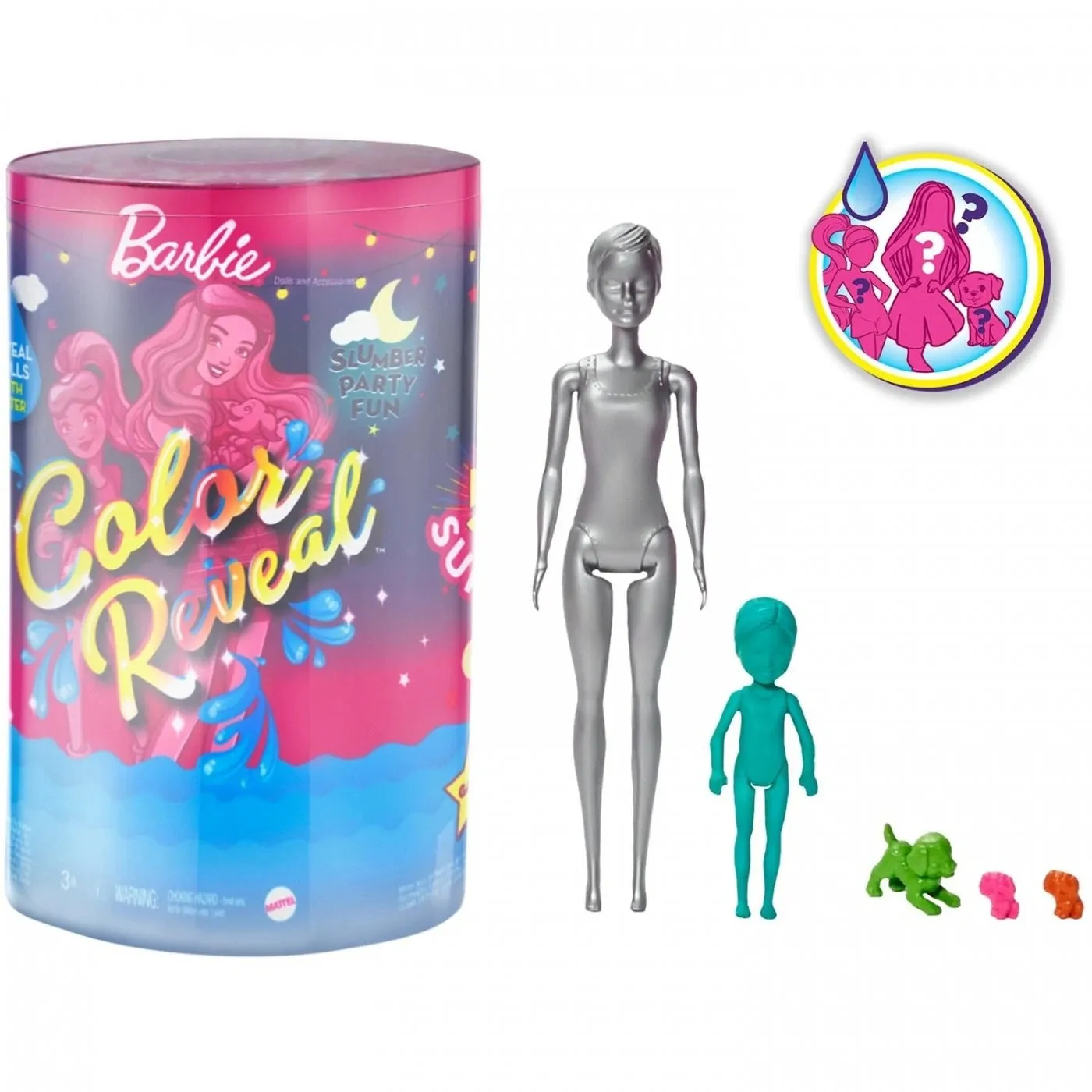 Barbie Color Reveal Paint Can Giftset