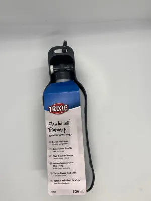 Bottle with Drinking Bowl Trixie