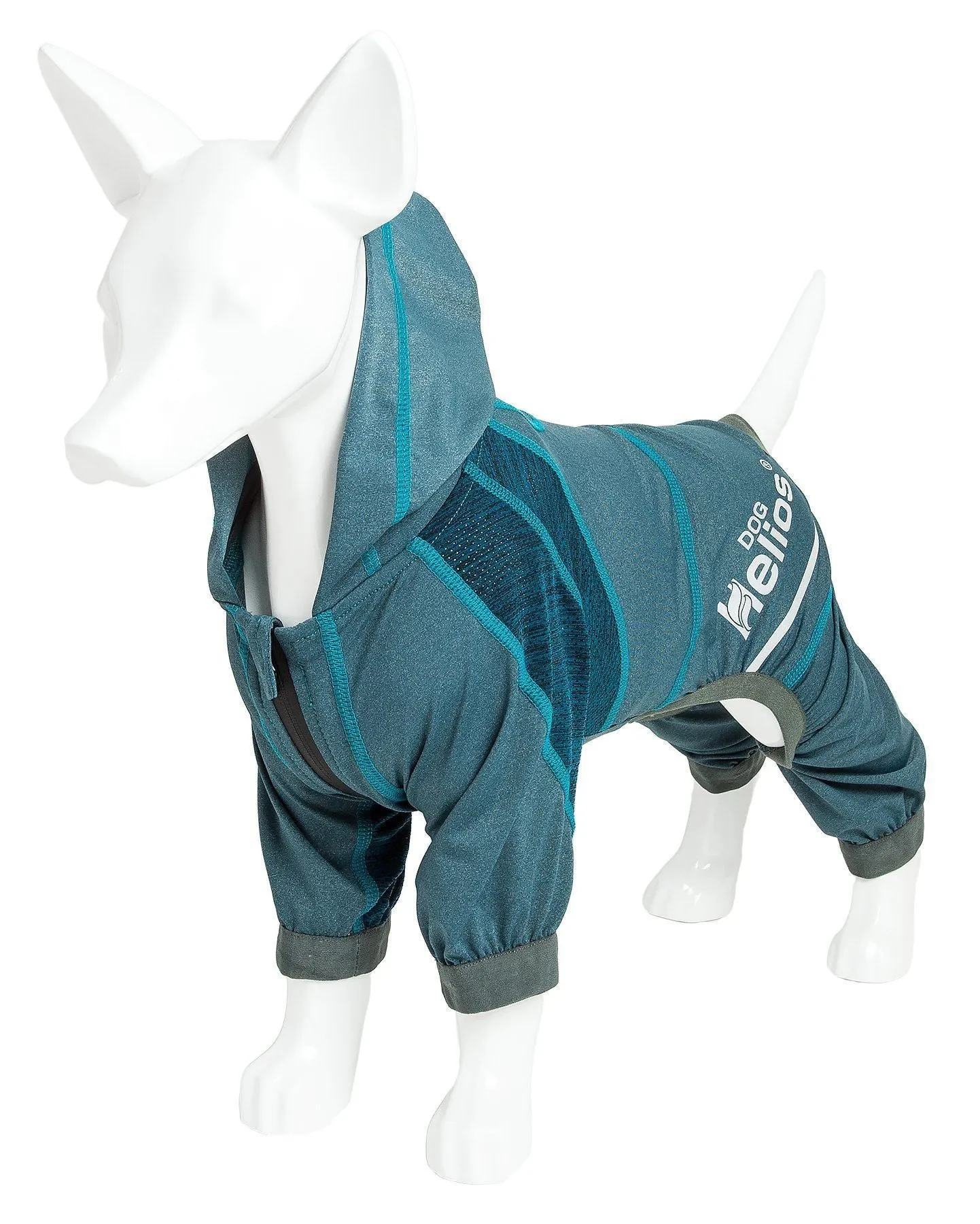 Dog Helios ® 'Namastail' Lightweight 4-Way-Stretch Yoga Performance Dog Tracksuit Hoodie