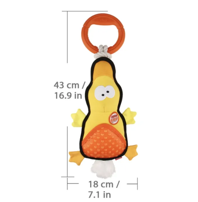 GiGwi Iron Grip Series: Pet Tug Toys - Crocodile, Duck, Tiger