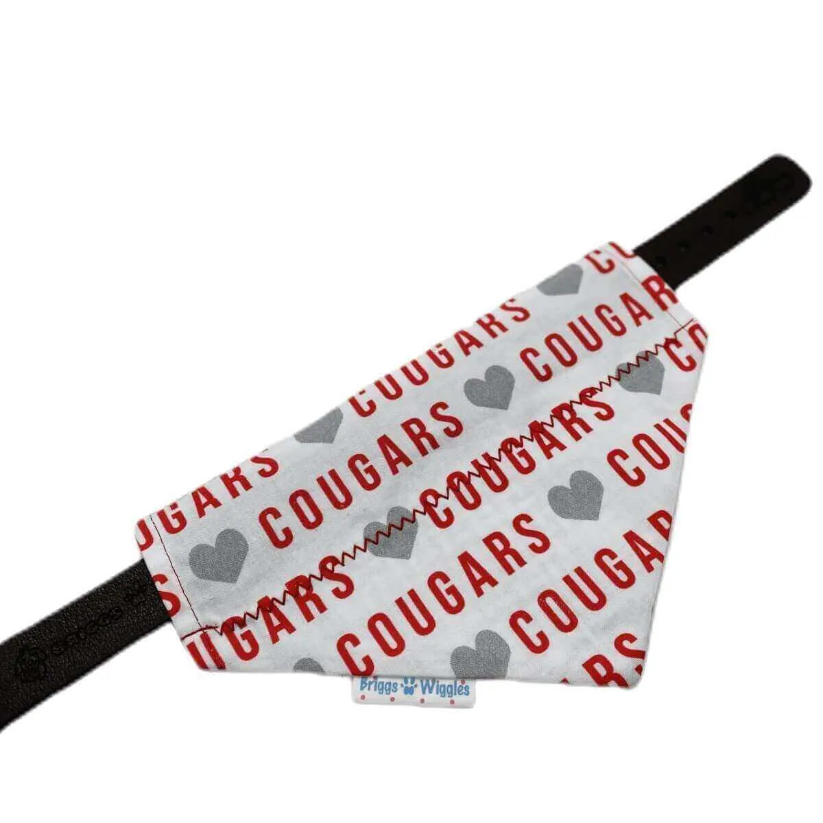 Handmade Reversible I Love Houston Cougars Bandana | U of H Pride