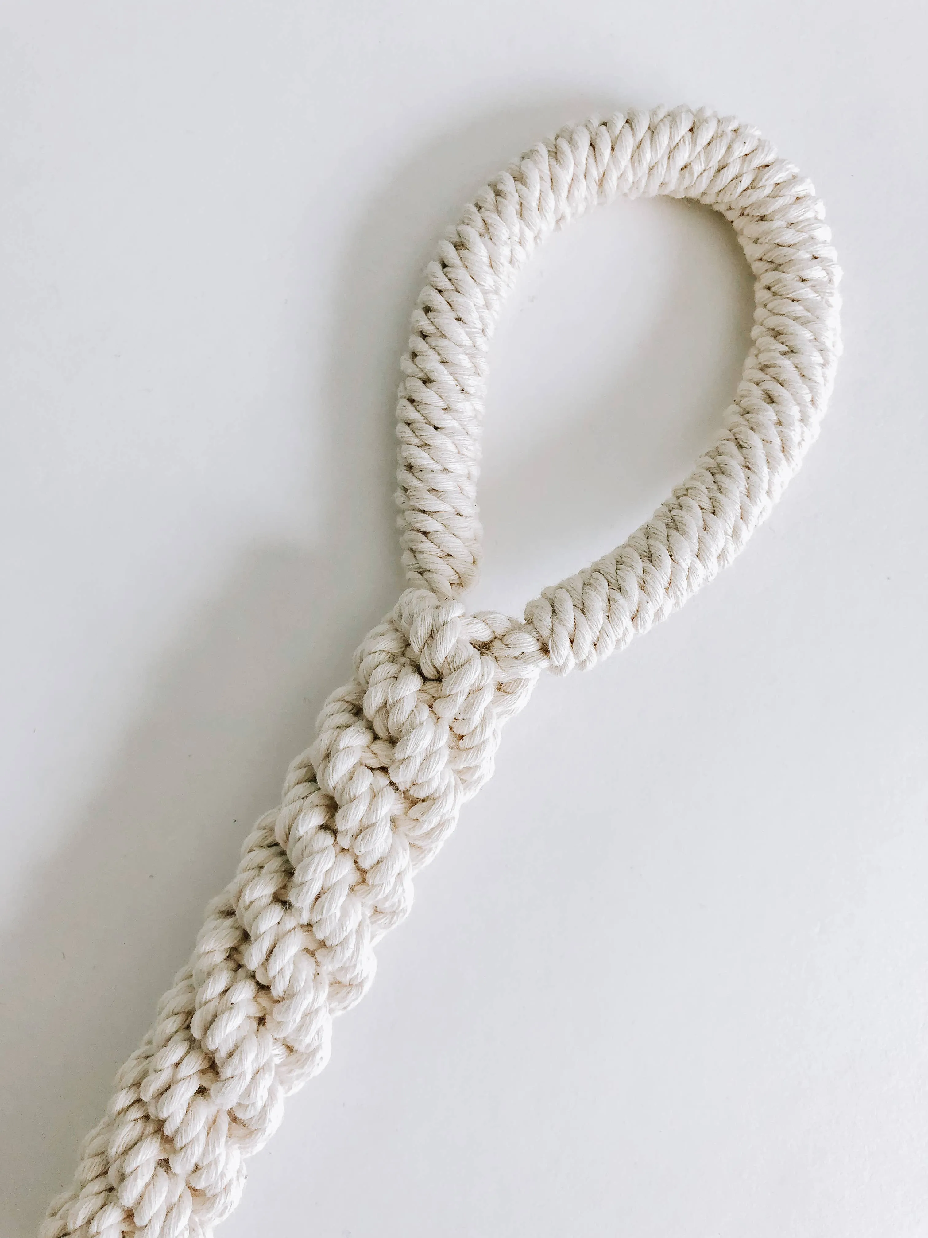 MACRAME ROPE DOG TUG TOY