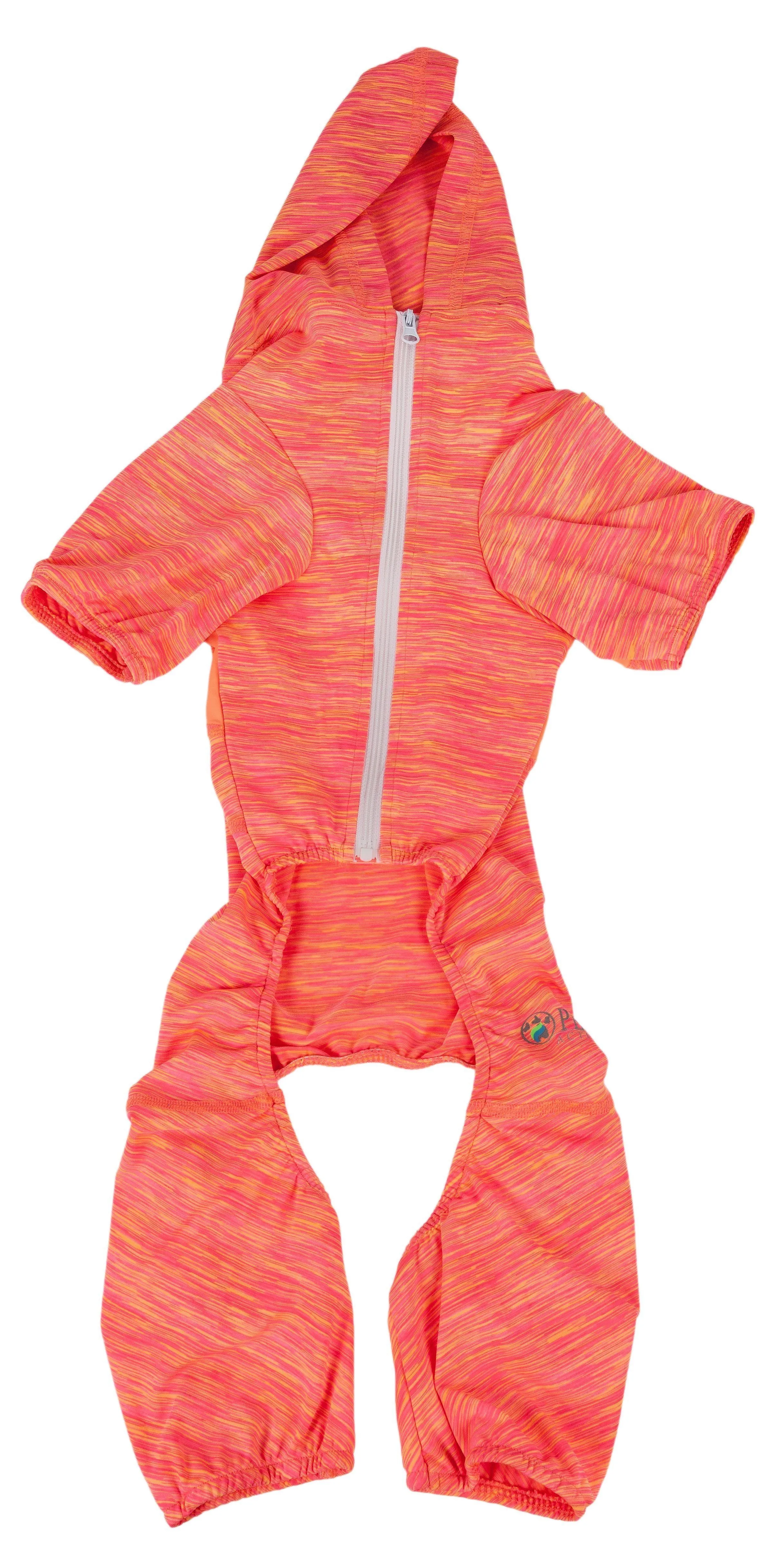 Pet Life ® Active 'Downward Dog' 4-Way-Stretch Fitness Yoga Dog Tracksuit Hoodie
