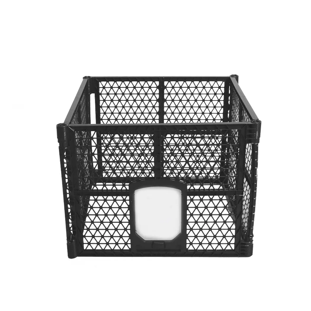 Pet Playpen Foldable Protable Dog Play Pens Plastic Garden Outdoor 4 Panels