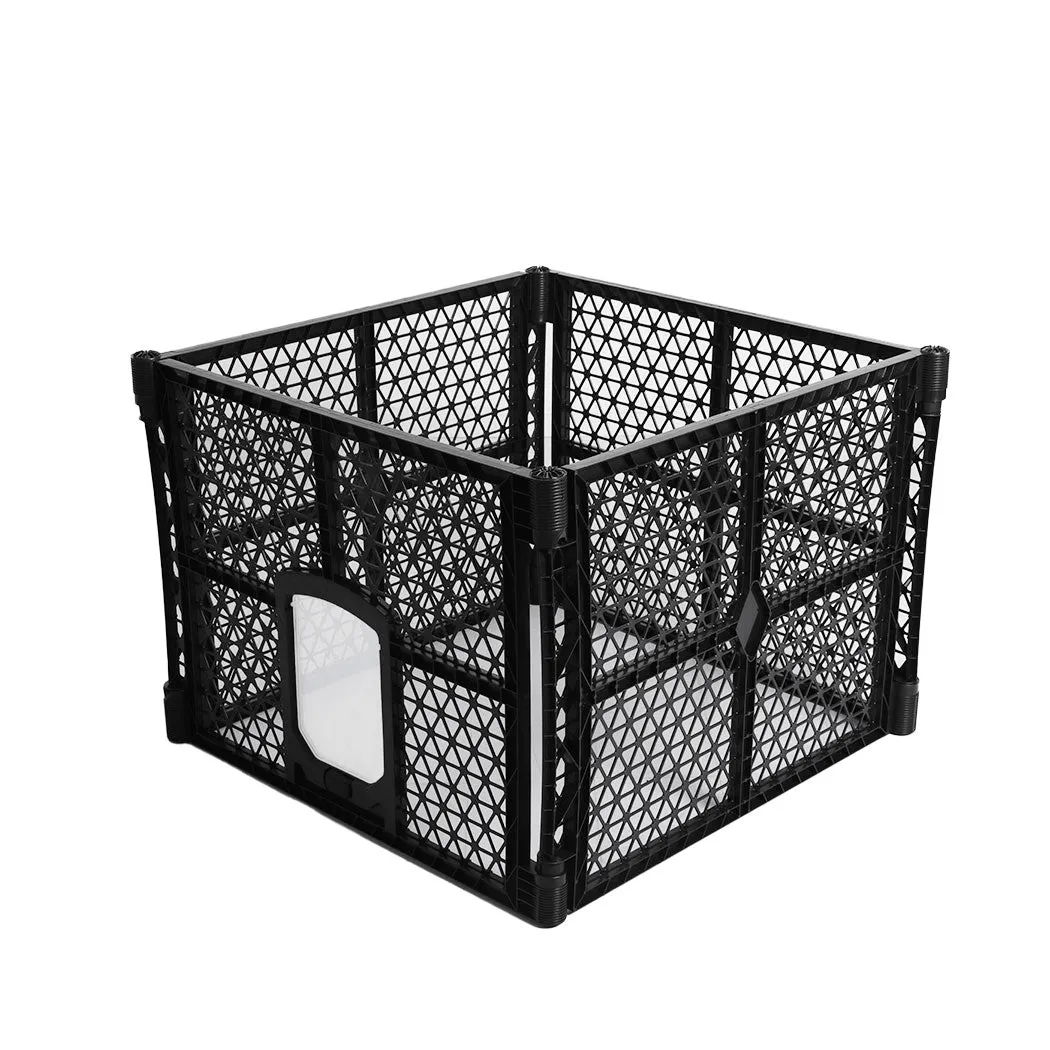 Pet Playpen Foldable Protable Dog Play Pens Plastic Garden Outdoor 4 Panels