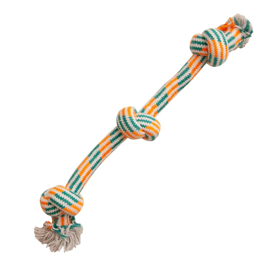 Snugarooz Knotty N Nice Fetch Dog Toy, assorted colors