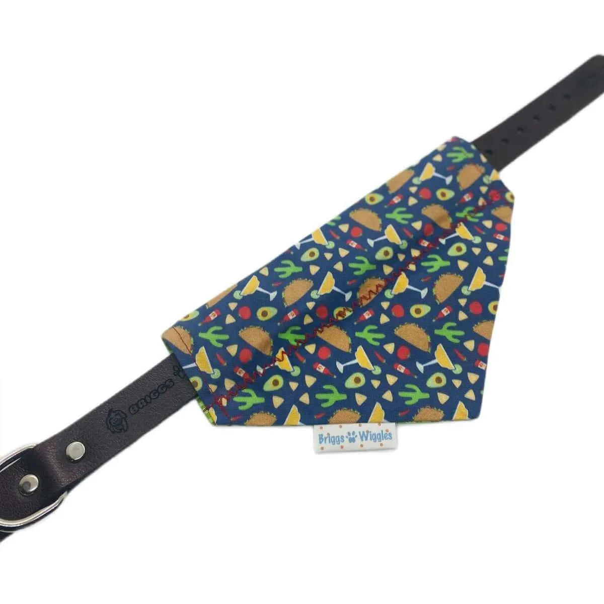 Taco Tuesday Dog Bandana - Tacos & Margaritas Pet Accessory